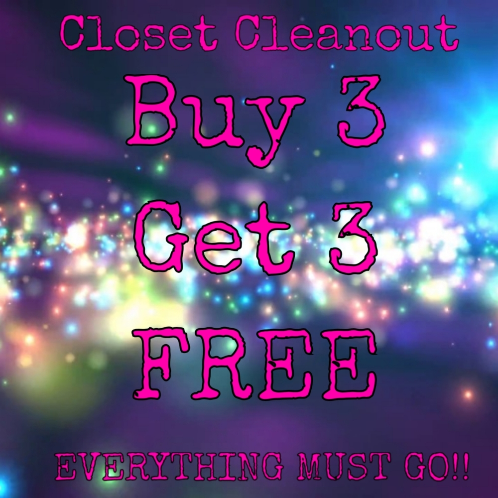 BOGO SALE! ALL ITEMS IN CLOSET!
